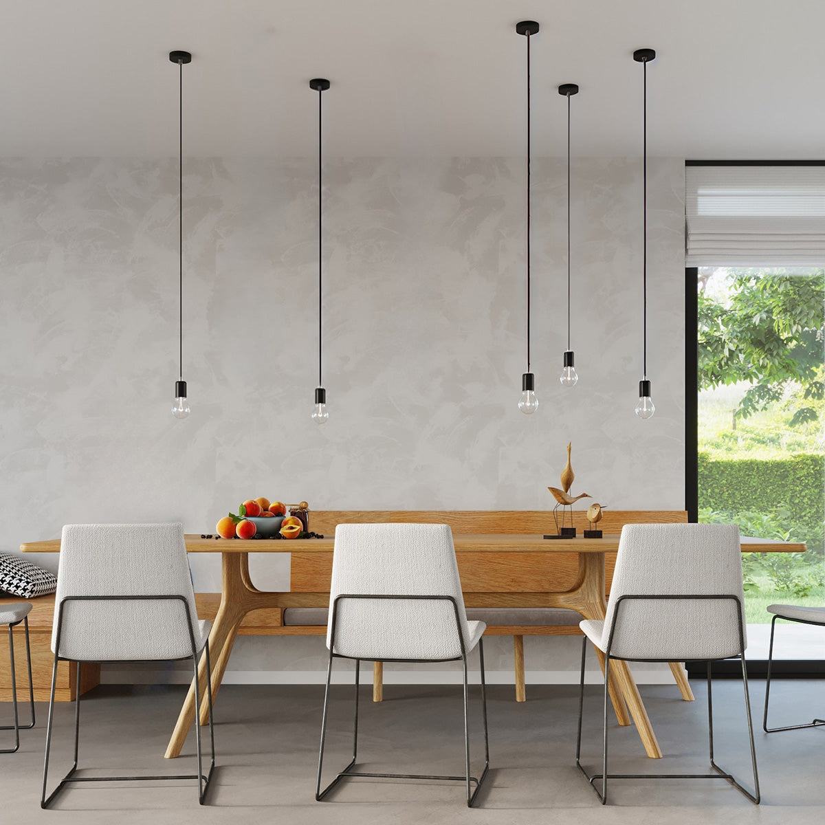 Pendellampe EDISON sort - Billede 8
