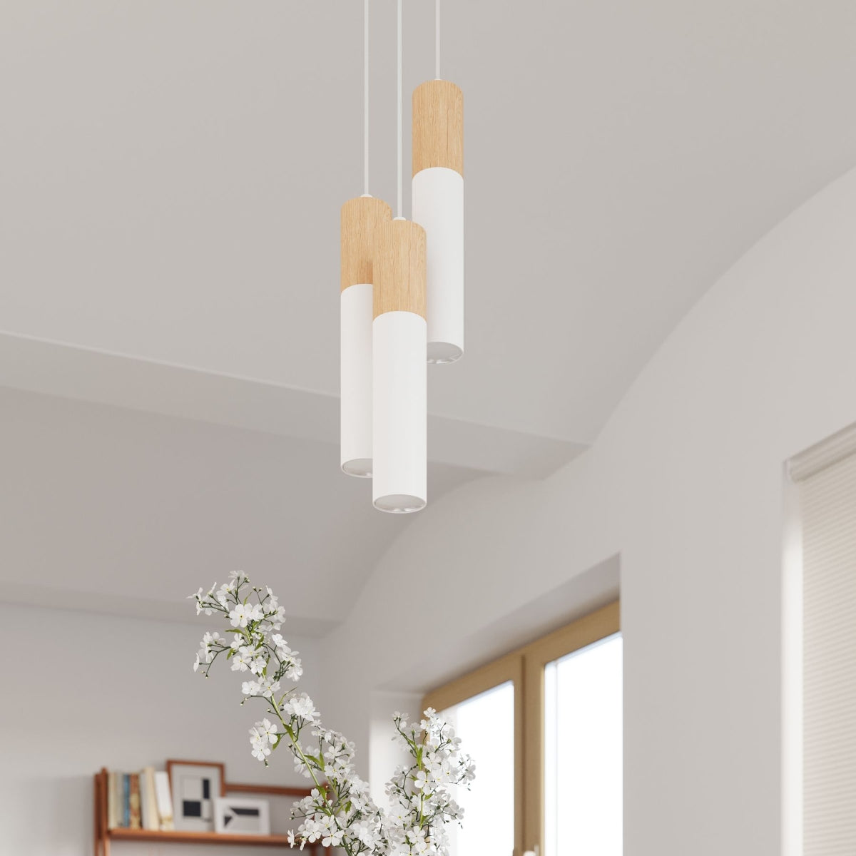 Pendel lampe PABLO 3 hvid - Billede 8
