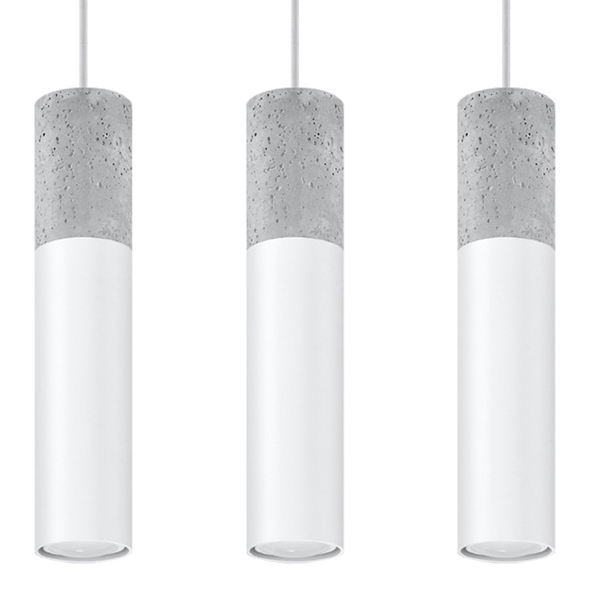Pendellampe BORGIO 3L hvid - Billede 2