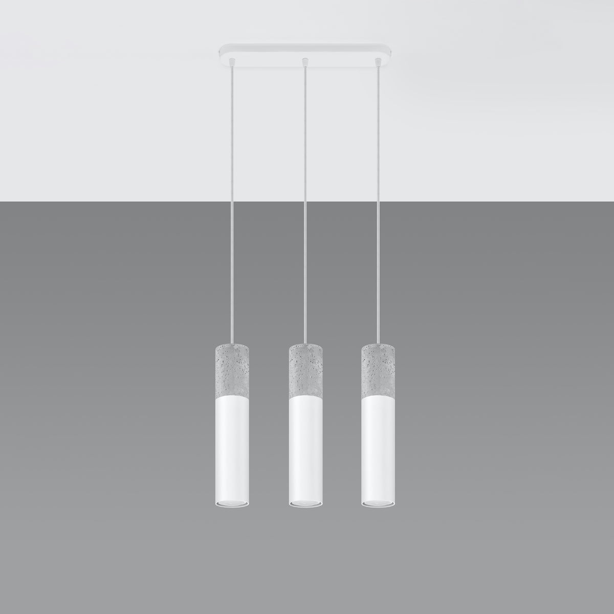 Pendellampe BORGIO 3L hvid - Billede 3