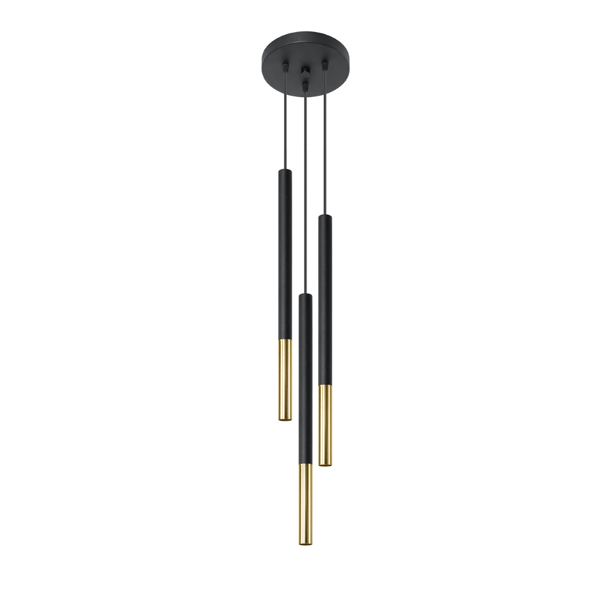 Pendellampe MOZAICA 3P sort/guld - Billede 2