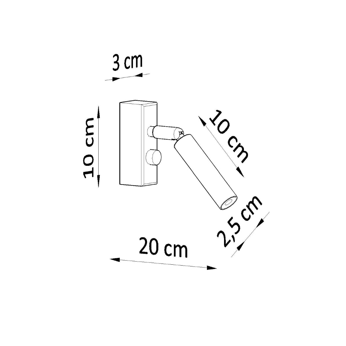 Væglampe EYETECH 1 hvid - Billede 4