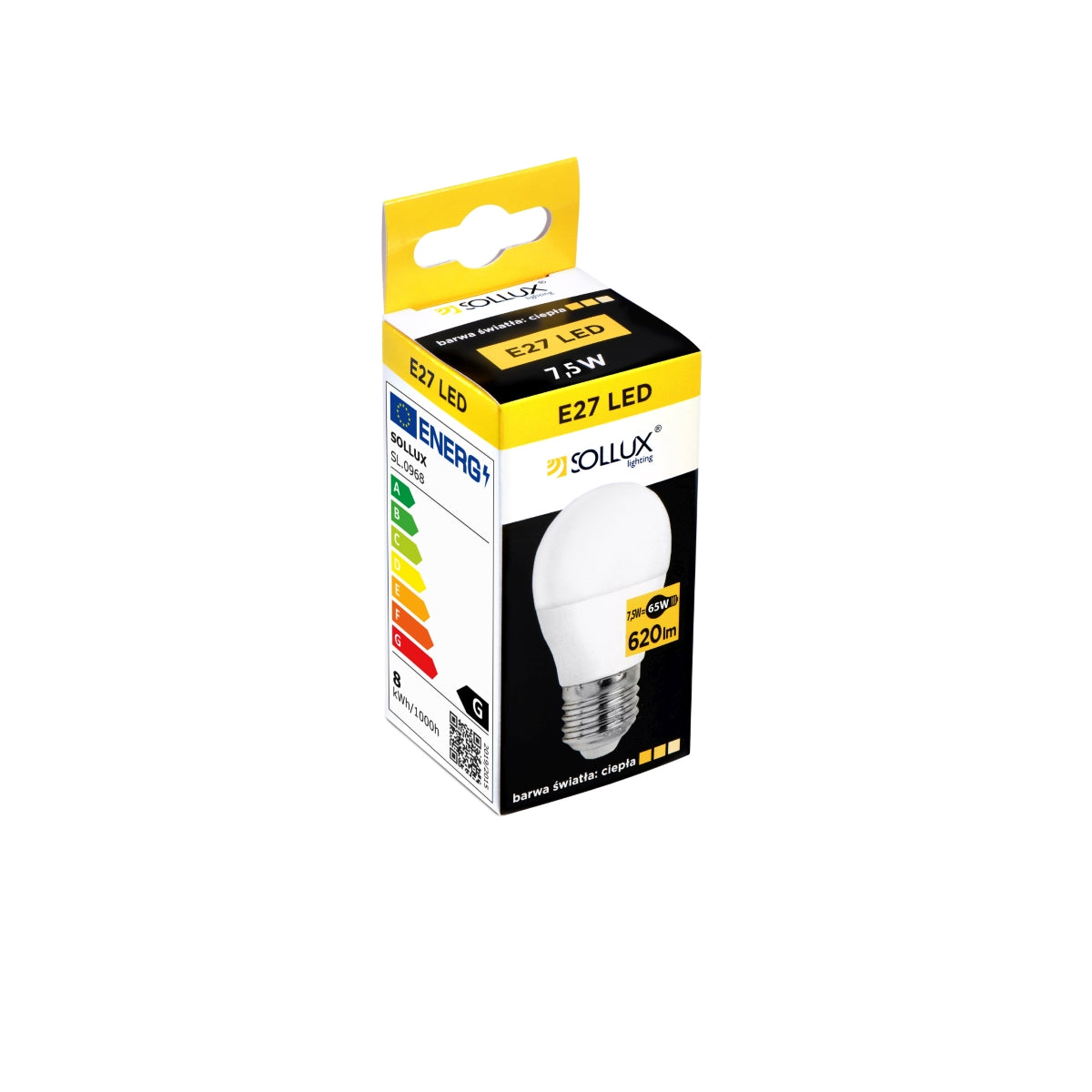 LED-pære E27 3000K 7,5W 620lm - Billede 2