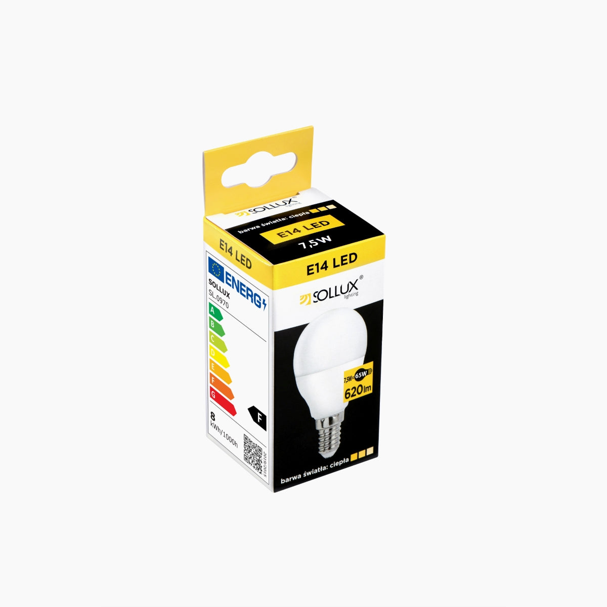 LED-pære E14 3000K 7,5W 620lm - Billede 2