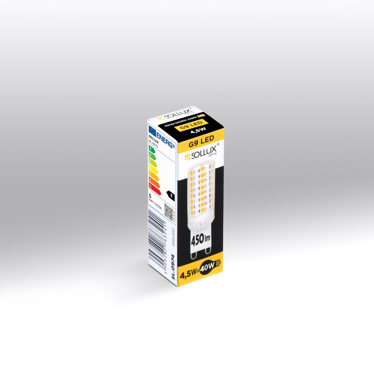 LED-pære G9 3000K 4,5W 450lm - Billede 3