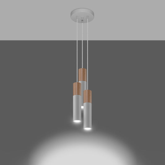 Pendel lampe PABLO 3P hvid - Hovedbillede
