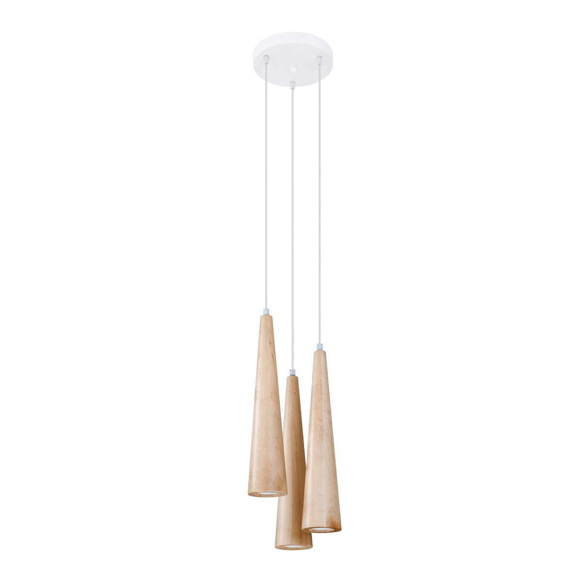Pendellampe SULA 3P naturtræ - Billede 2