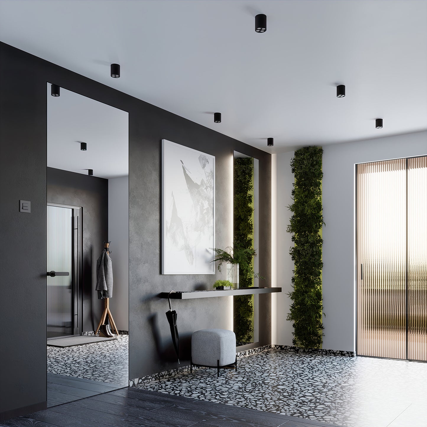 Loftslampe ZOE sort LED - Billede 9