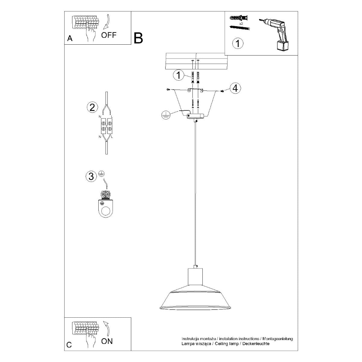 Pendellampe FANO hvid - Billede 16
