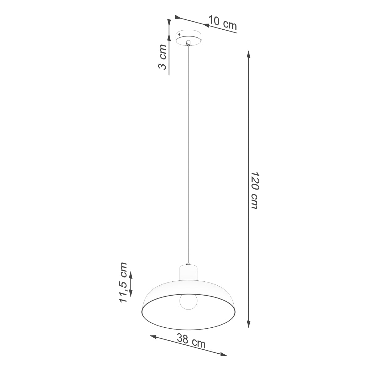 Pendellampe INDY hvid - Billede 14