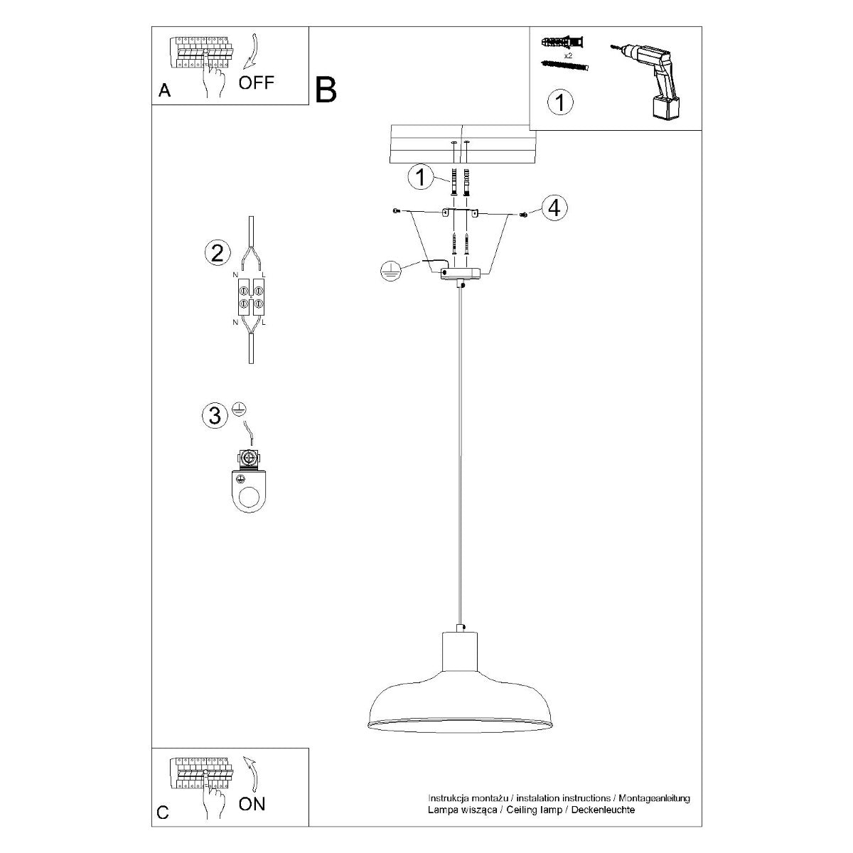 Pendellampe INDY hvid - Billede 15