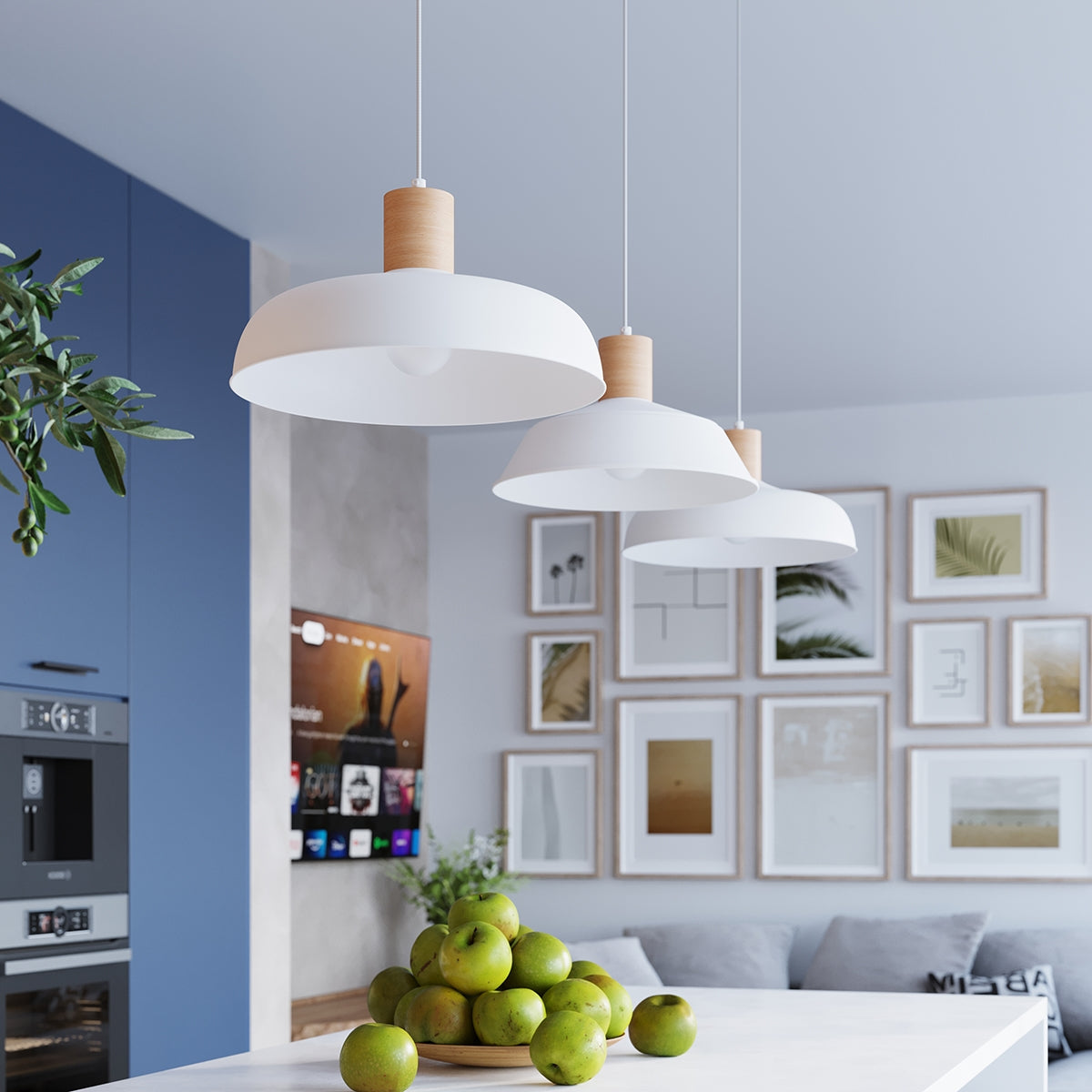 Pendellampe INDY hvid - Billede 16