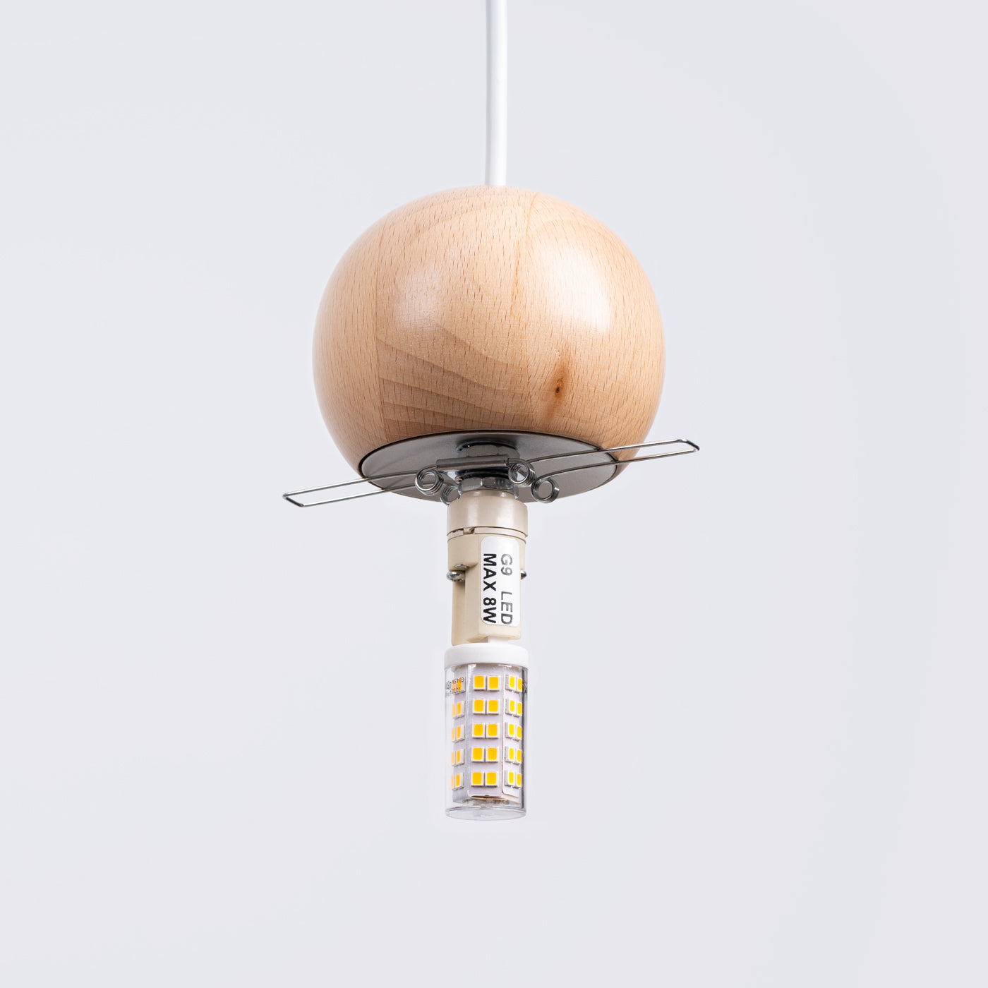 Pendel PEKKA 1 /naturligtt træ hvid - Billede 6