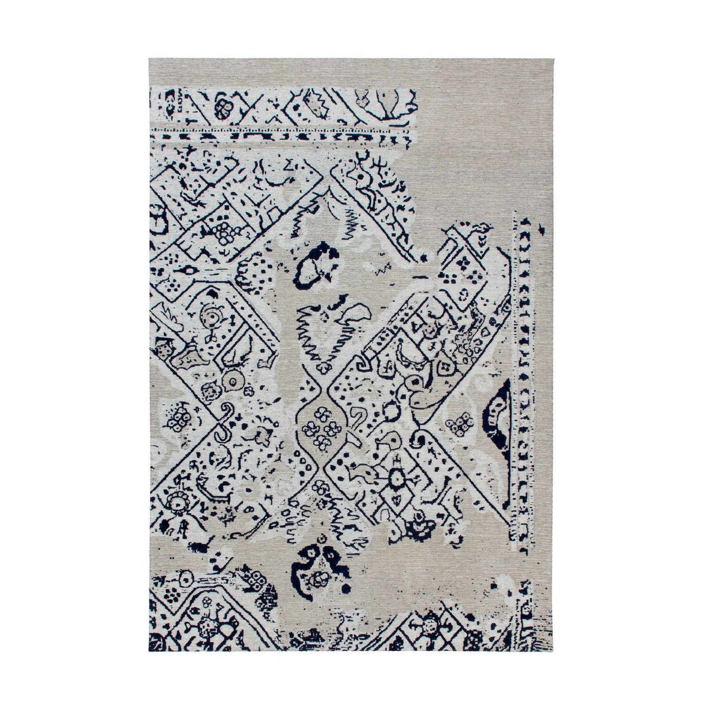 River 120 Tæppe Jacquardvævet Med Vintage Udtryk - Variant 6CY1L-80-150