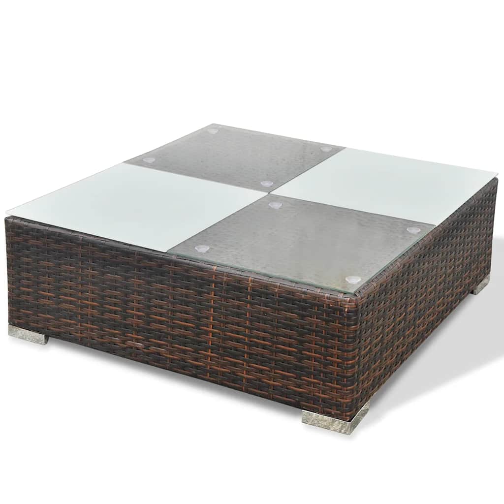 Havesofasæt I 17 Dele I Polyrattan (Kun I Uk/Ie/Fi/No)