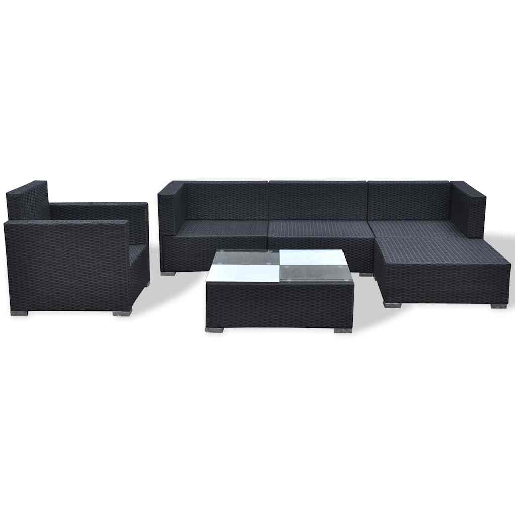 Havesofasæt I 17 Dele I Polyrattan (Kun I Uk/Ie/Fi/No)