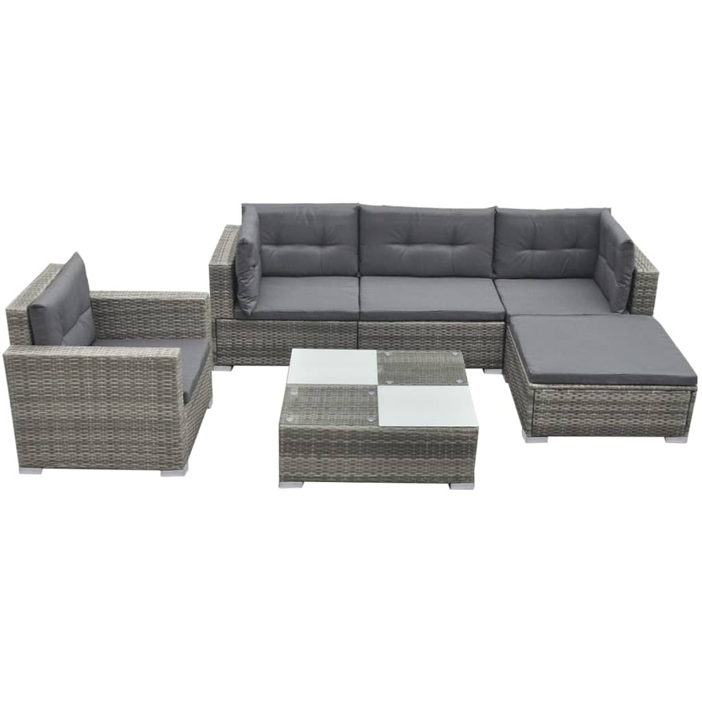 Havesofasæt I 17 Dele I Polyrattan (Kun I Uk/Ie/Fi/No)
