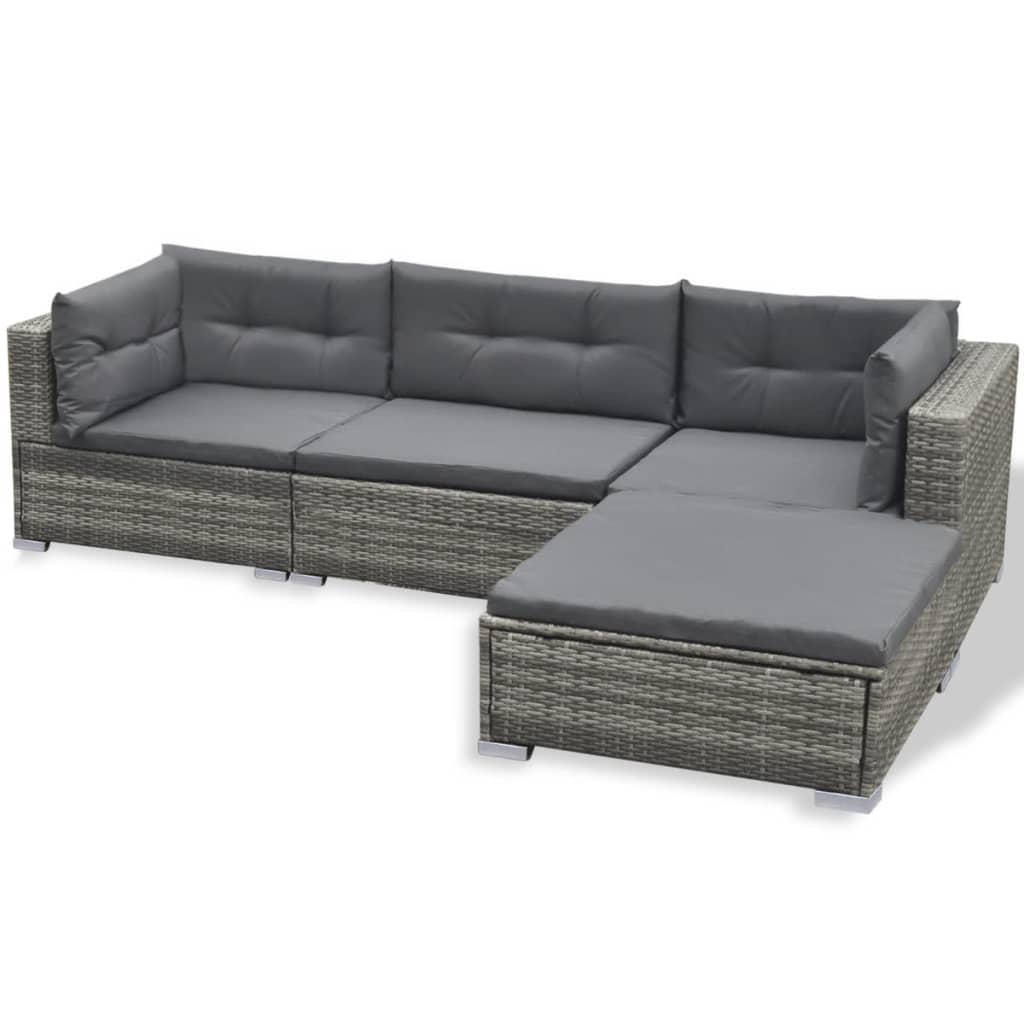 Havesofasæt I 17 Dele I Polyrattan (Kun I Uk/Ie/Fi/No)