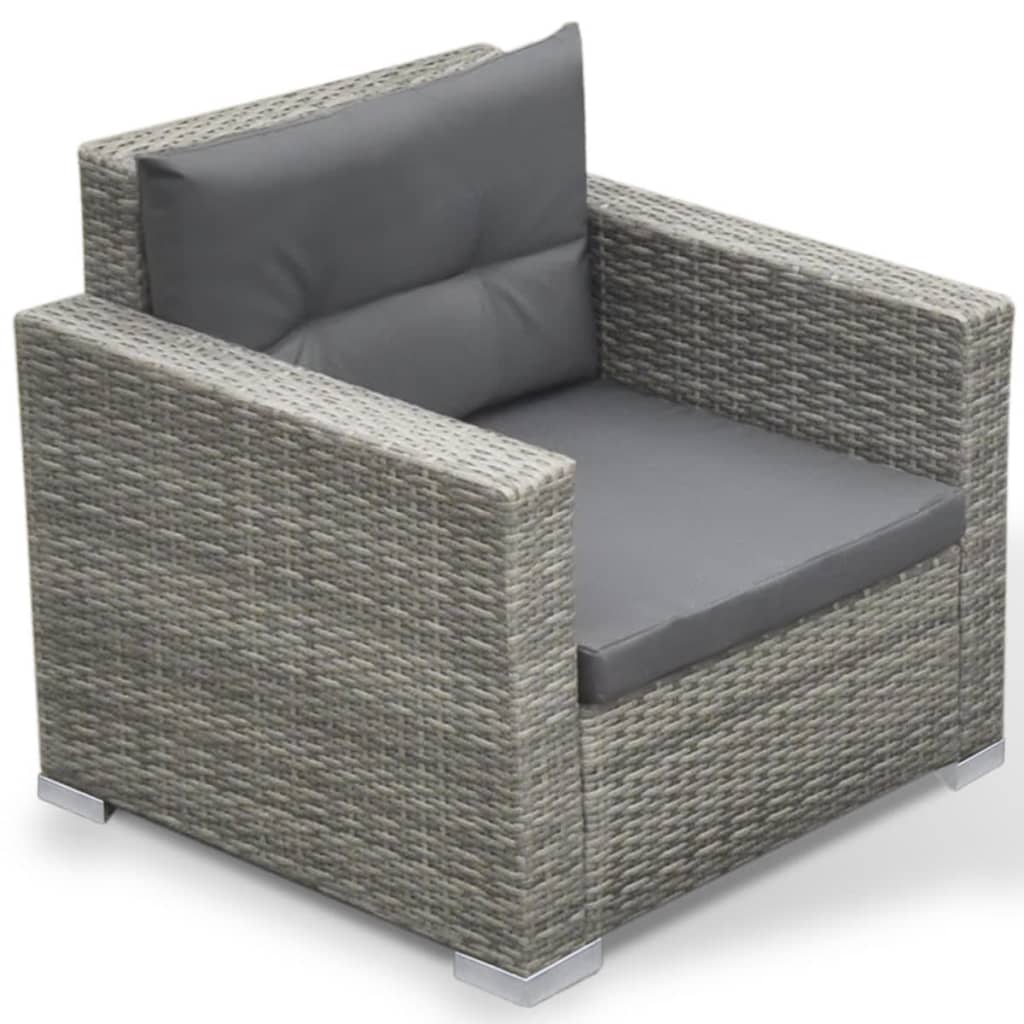 Havesofasæt I 17 Dele I Polyrattan (Kun I Uk/Ie/Fi/No)