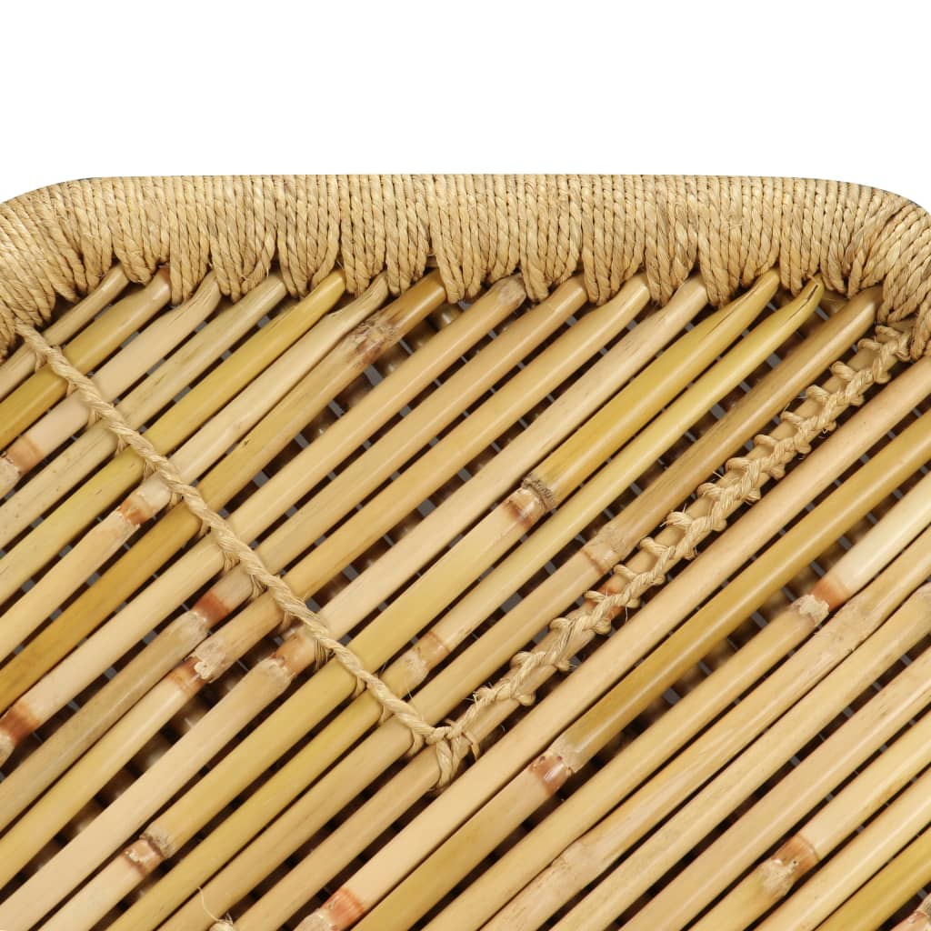 Sofabord 60x60x45 Cm Ottekantet Bambus - Billede 7