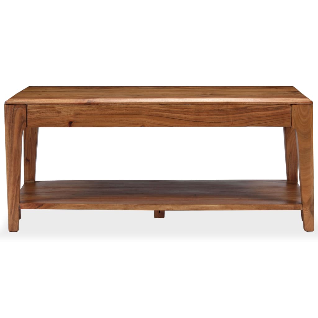 Sofabord Massivt Træ 88 X 50 X 38 Cm