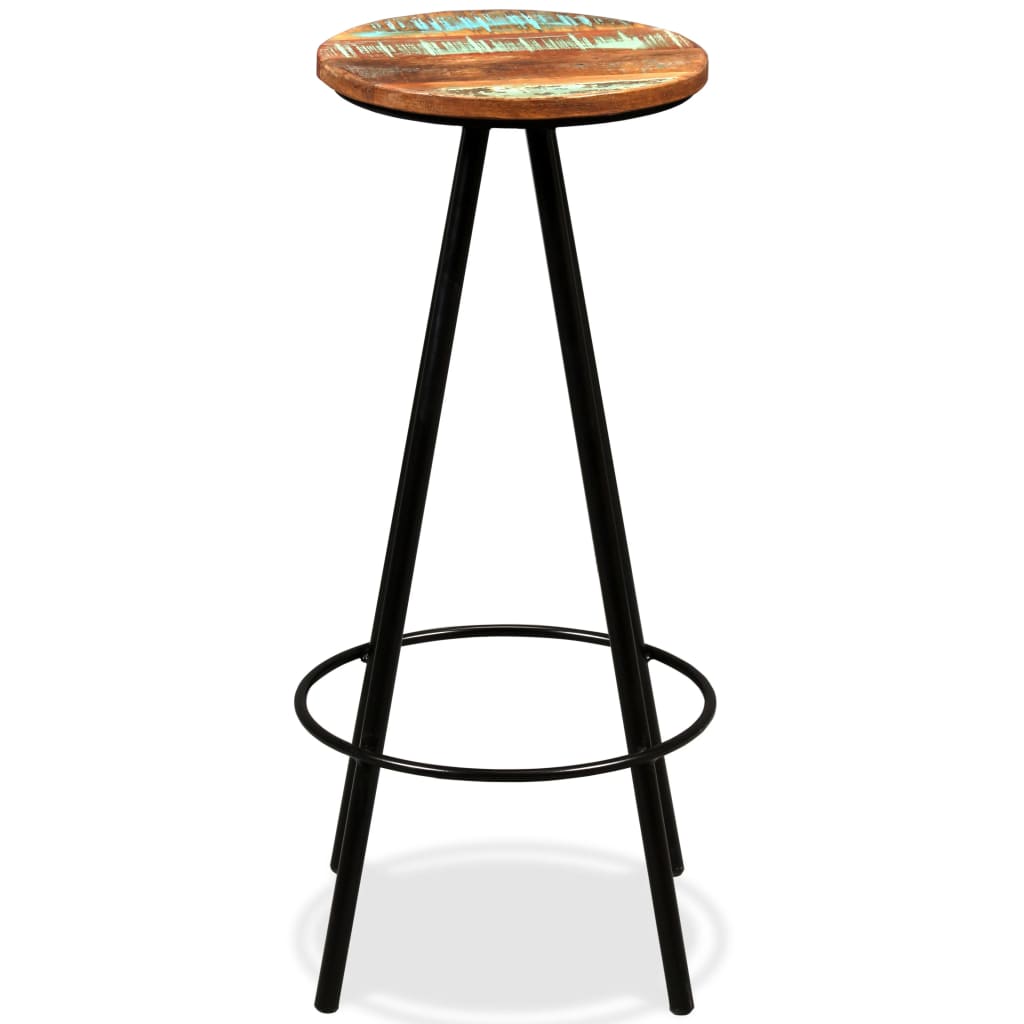 Barsæt 3 Dele Massivt Akacietræ Og Genbrugstræ - Billede 13