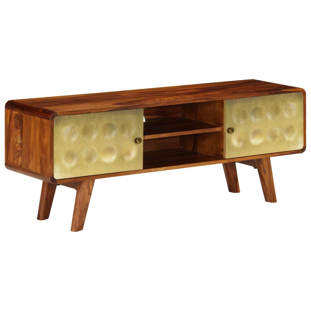 Tv-Skab I Massivt Mangotræ 120 X 30 X 45 Cm