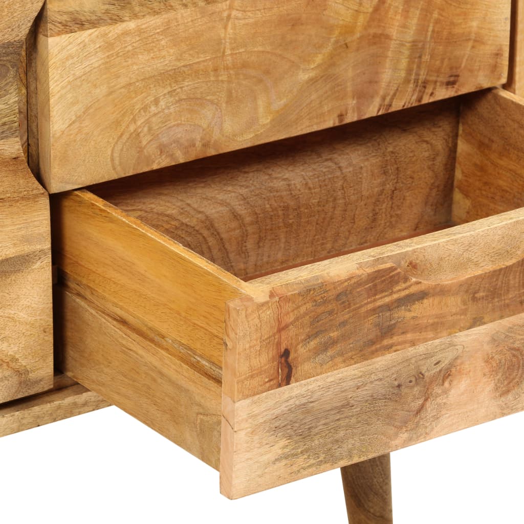 Skænk 90x30x69 Cm Massivt Mangotræ - Billede 13