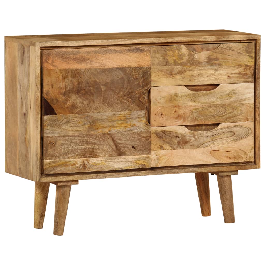 Skænk 90x30x69 Cm Massivt Mangotræ - Billede 3