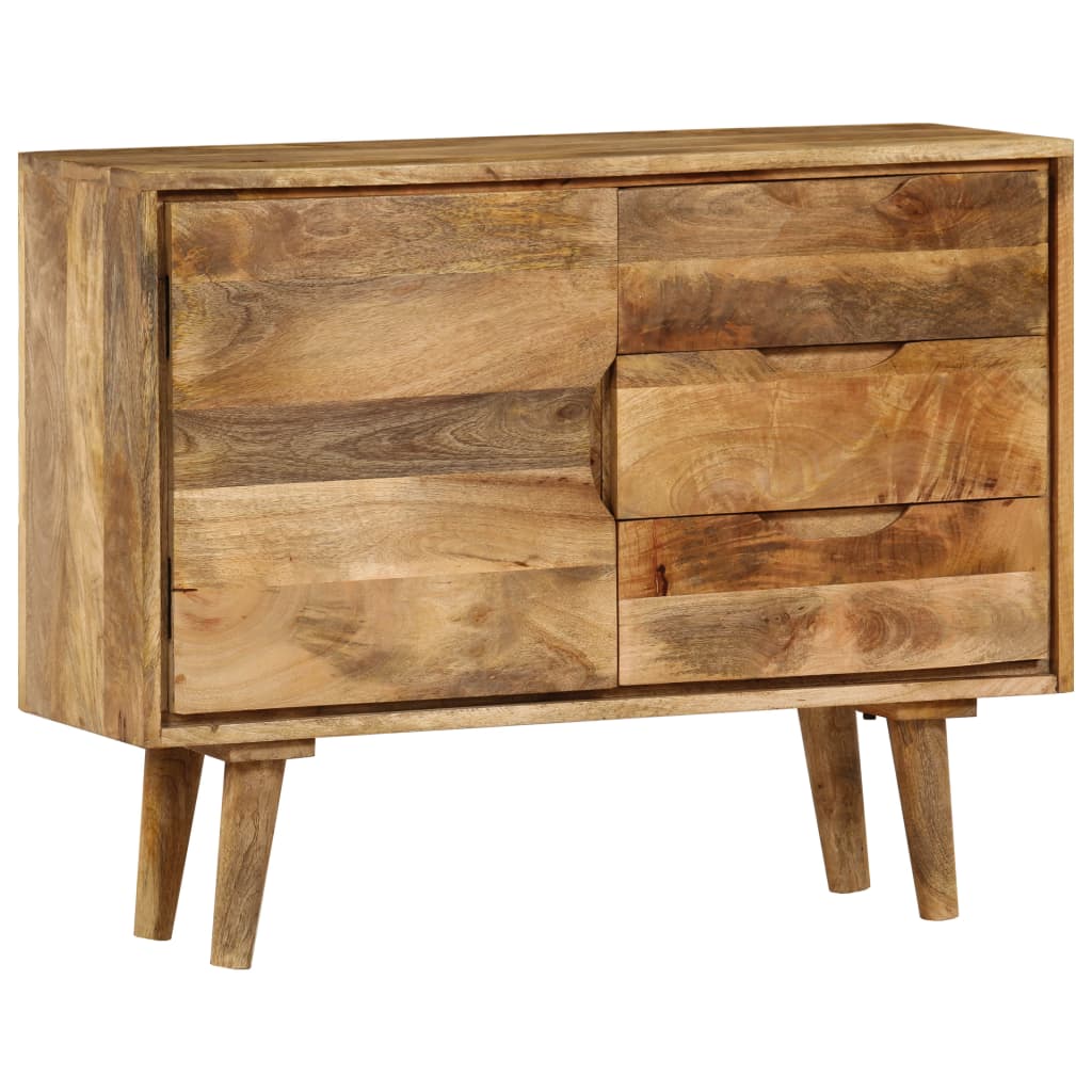 Skænk 90x30x69 Cm Massivt Mangotræ - Billede 4
