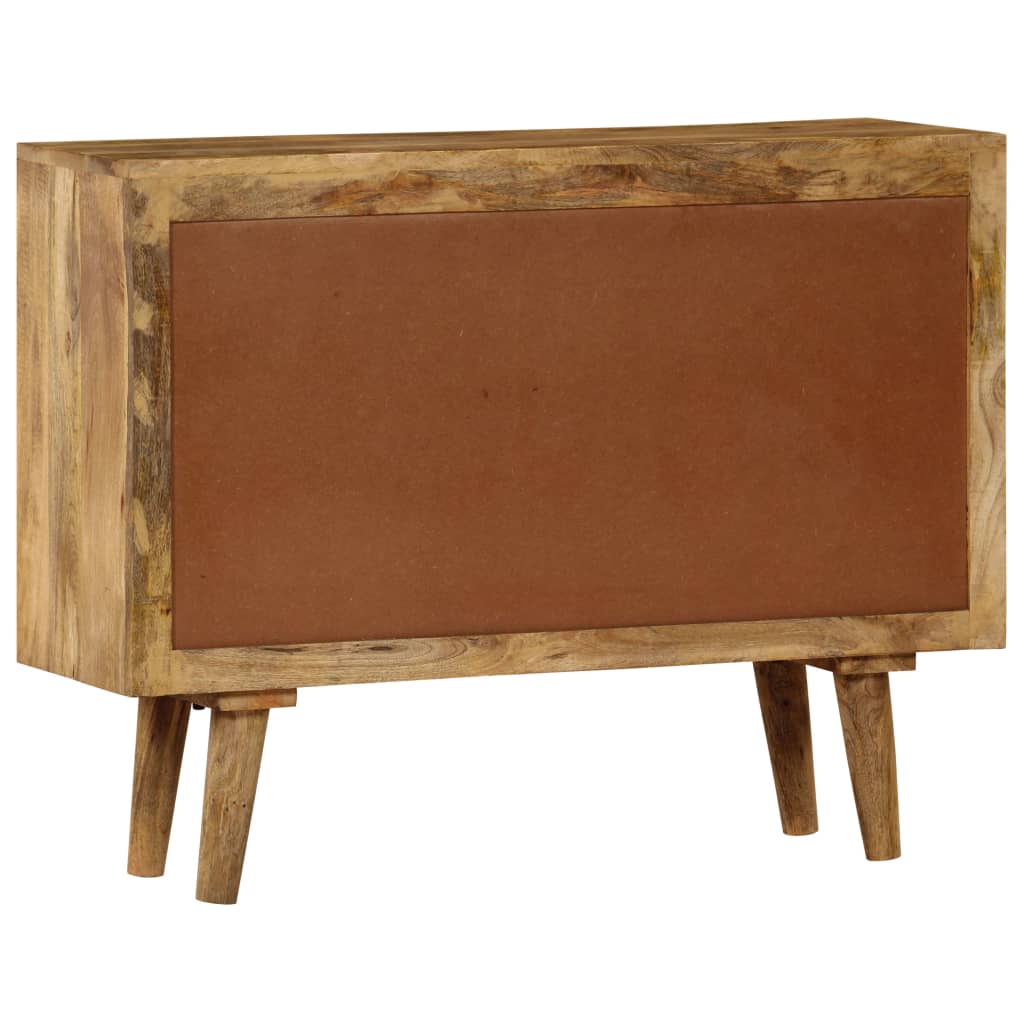 Skænk 90x30x69 Cm Massivt Mangotræ - Billede 6