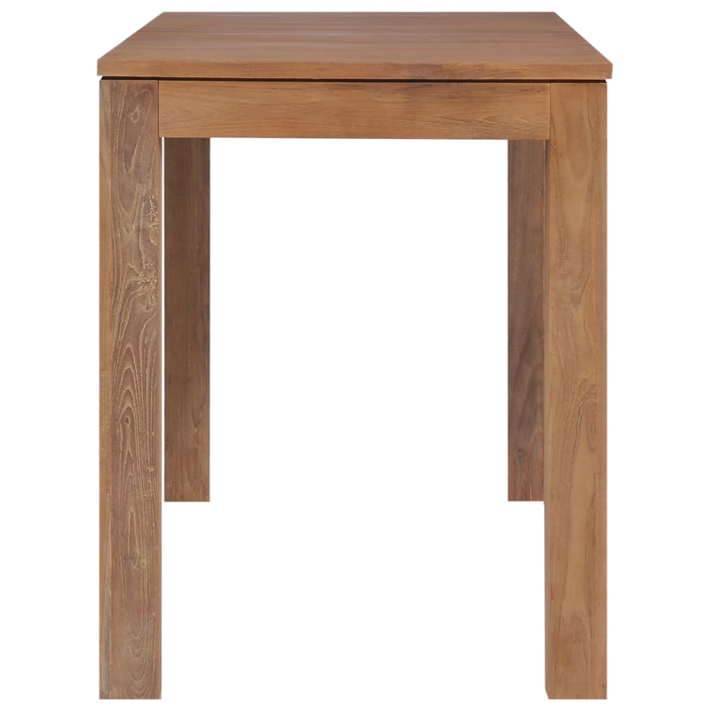 Spisebord Massivt Teaktræ Naturlig Finish