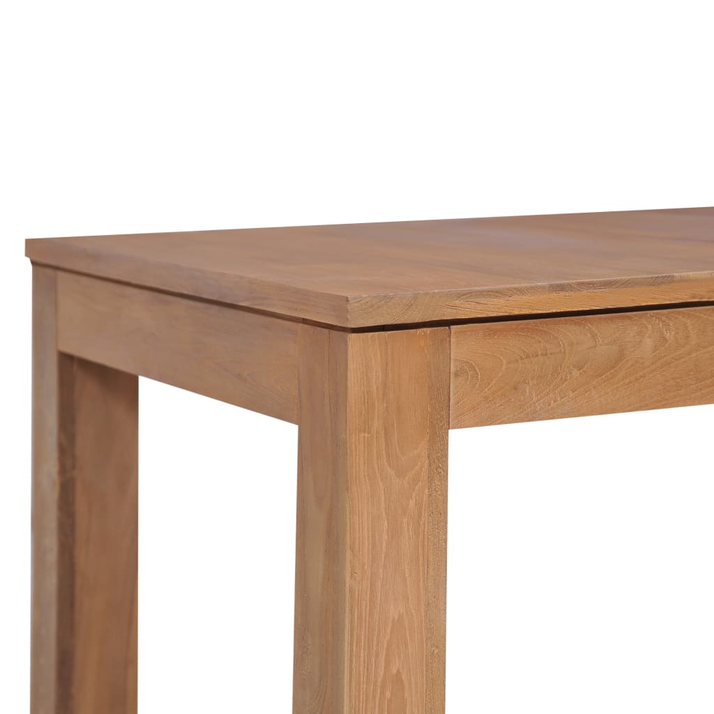 Spisebord Massivt Teaktræ Naturlig Finish