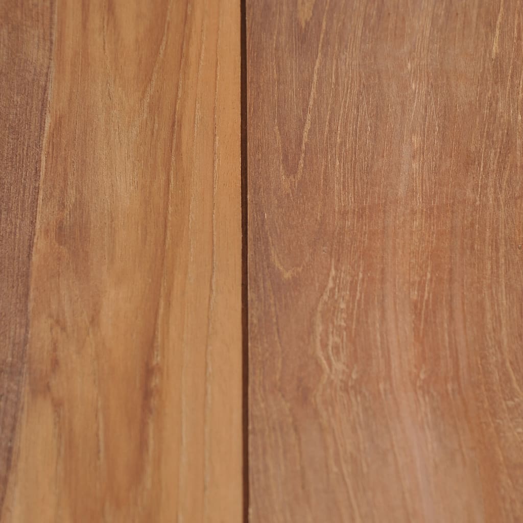 Spisebord Massivt Teaktræ Naturlig Finish