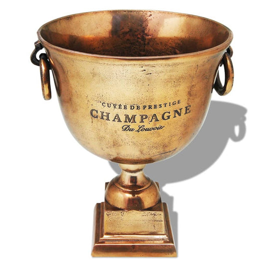 Trofæpokal Champagnekøler Kobber Brun