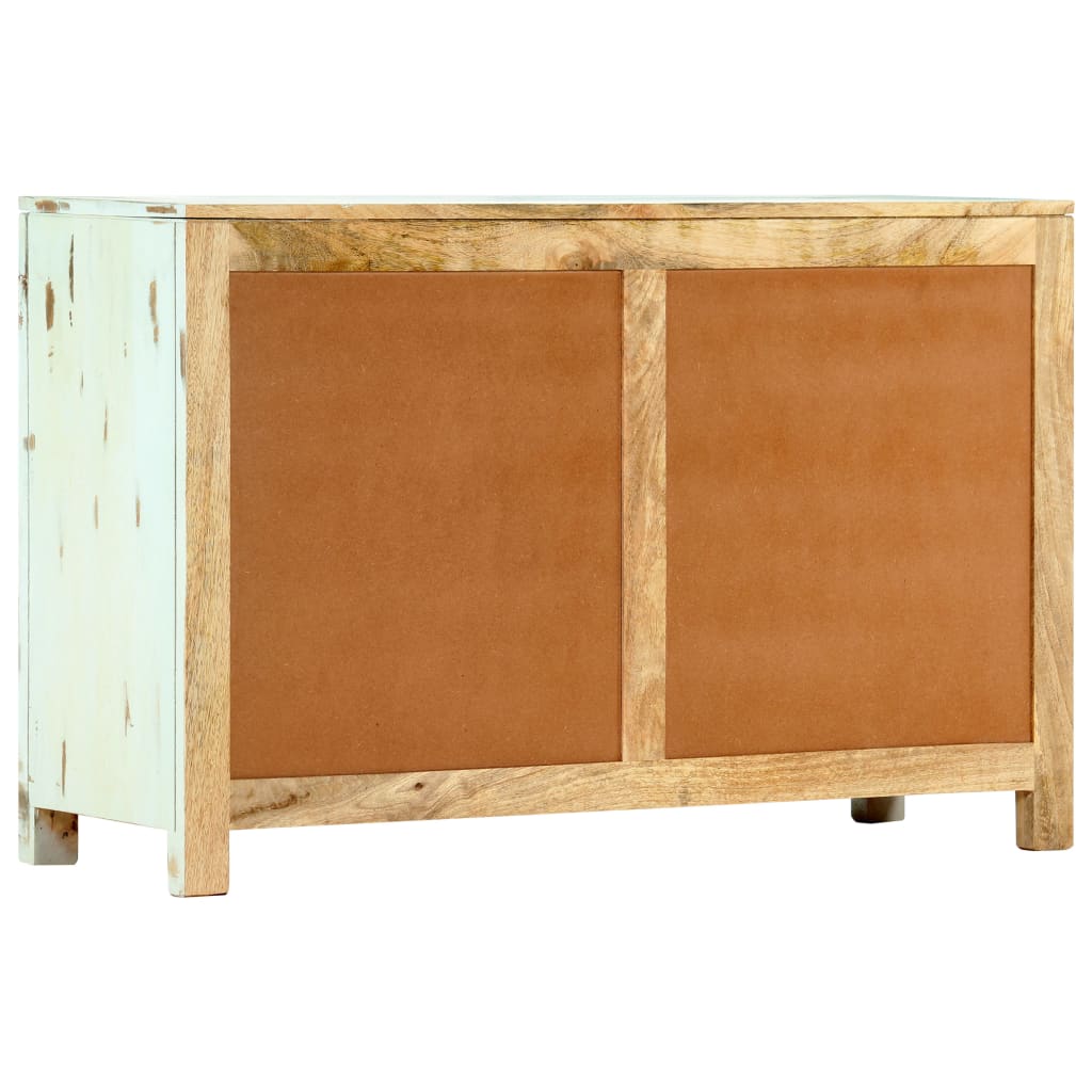Skænk 110X35X70 Cm Massivt Mangotræ