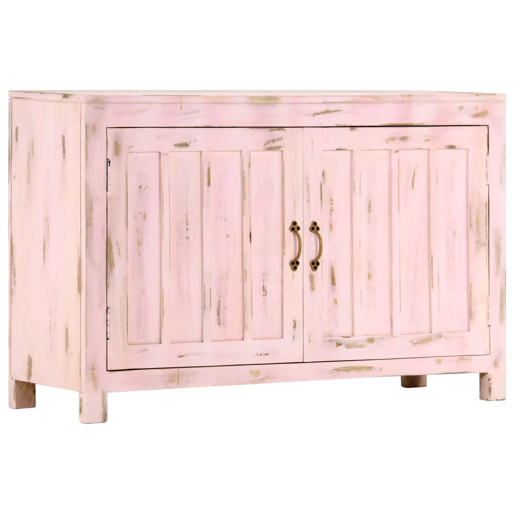 Skænk 110X35X70 Cm Massivt Mangotræ