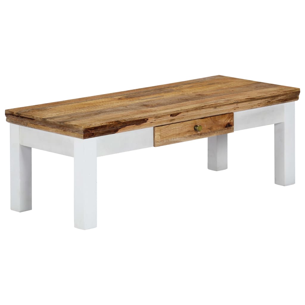 Sofabord 110 X 50 X 40 Cm Massivt Mangotræ