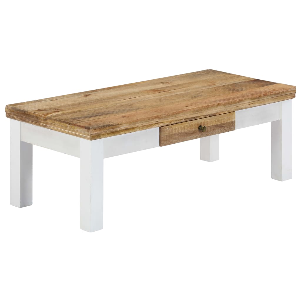 Sofabord 110 X 50 X 40 Cm Massivt Mangotræ