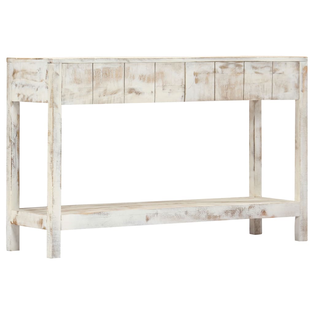 Konsolbord 110X35X75 Cm Massivt Mangotræ