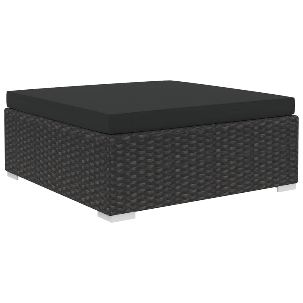 Loungesæt Til Haven 6 Dele Med Hynder Polyrattan