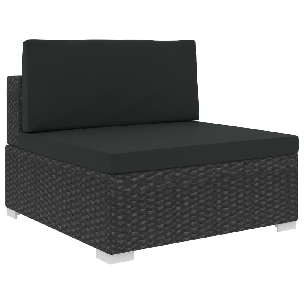 Loungesæt Til Haven 6 Dele Med Hynder Polyrattan