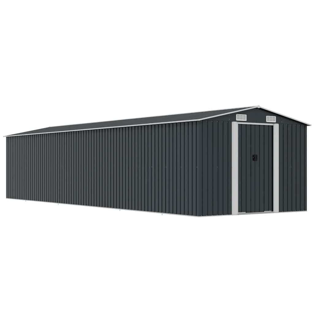 Haveskur 257x779x181 Cm Galvaniseret Stål