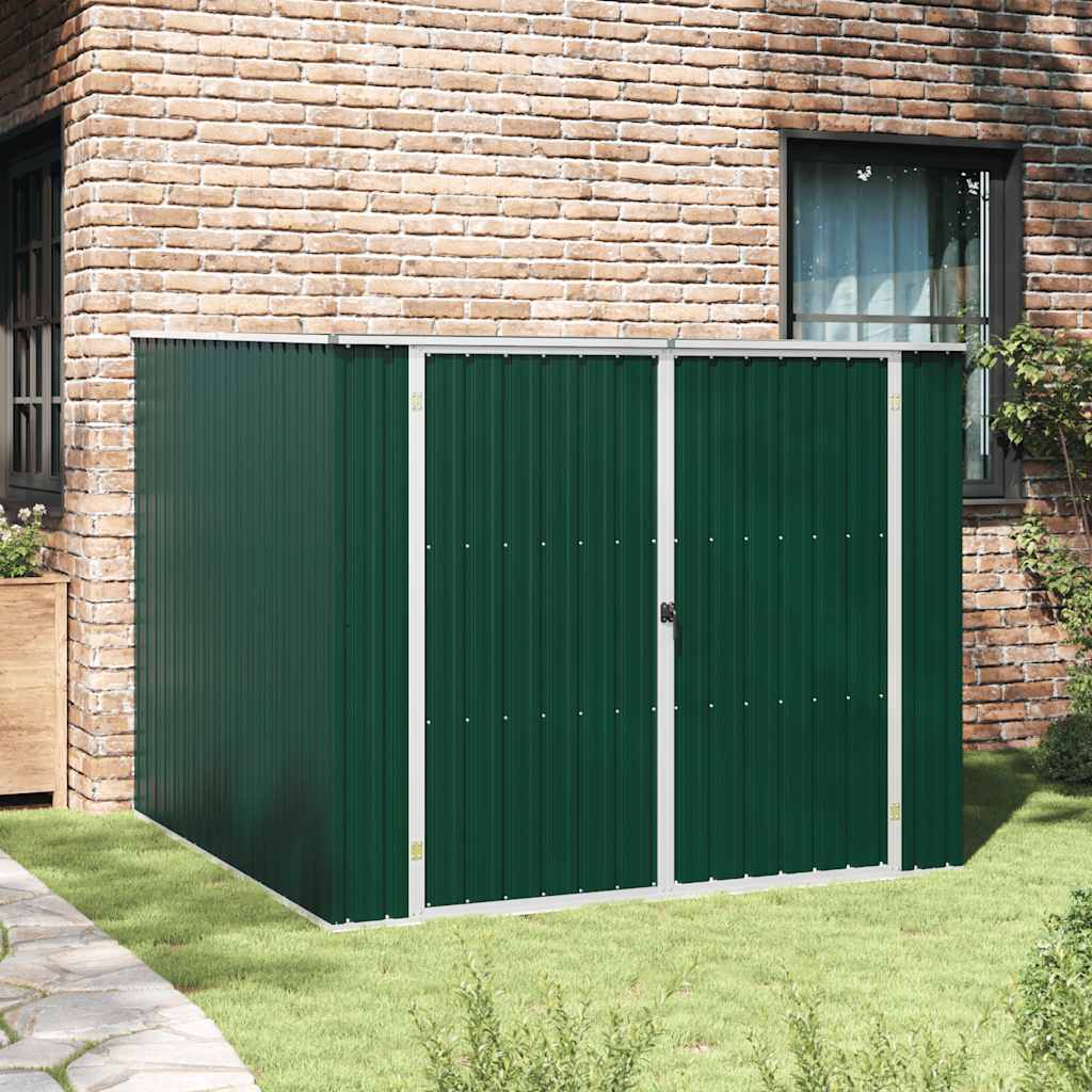 Haveskur 195x198x159 Cm Galvaniseret Stål - Variant 46253