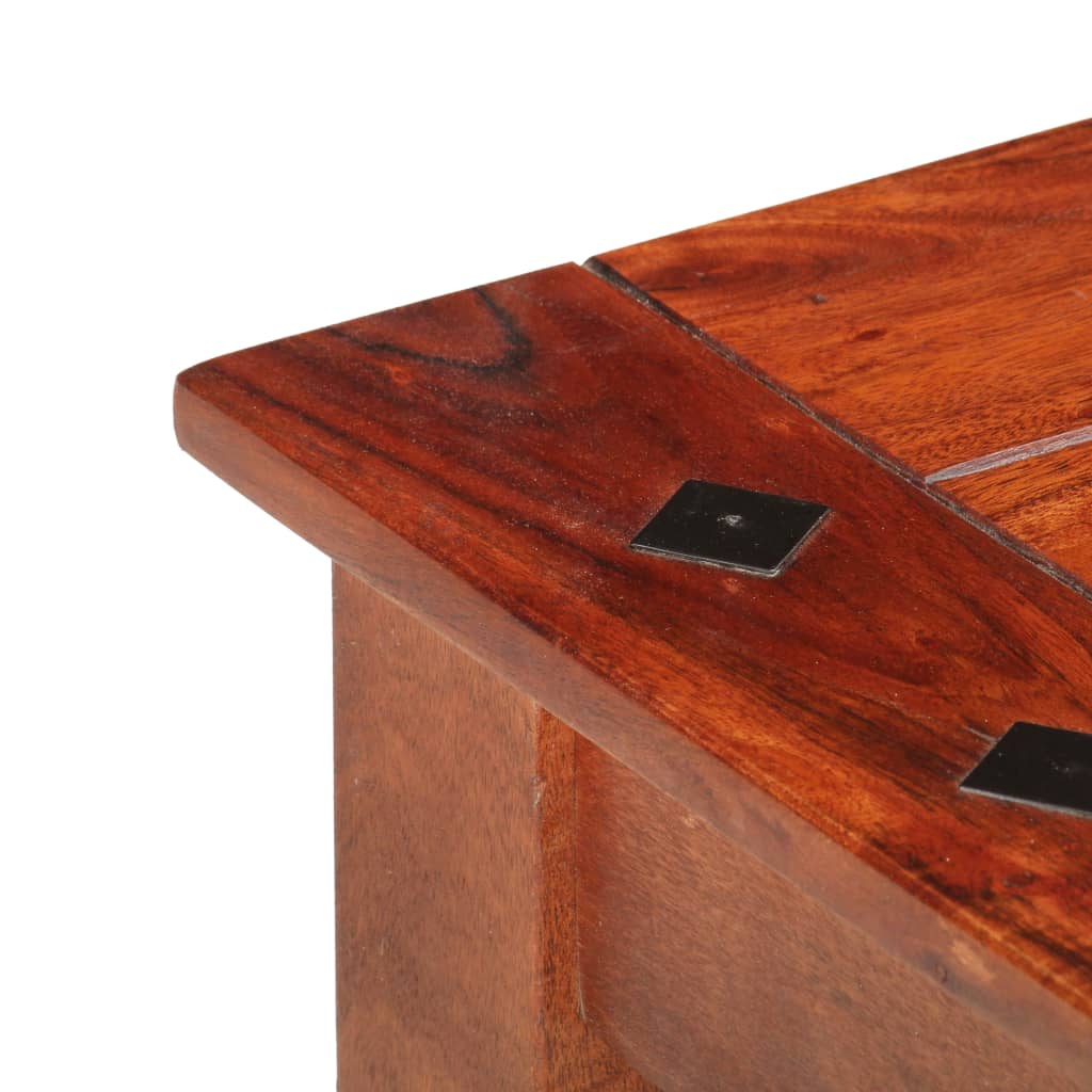 Sofabord 110x50x35 Cm Massivt Akacietræ - Billede 5