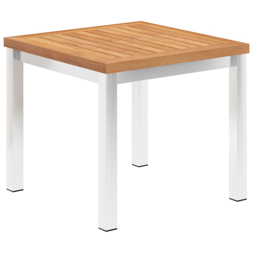 Havebord 45X45X38 Cm Og Rustfrit Stål
