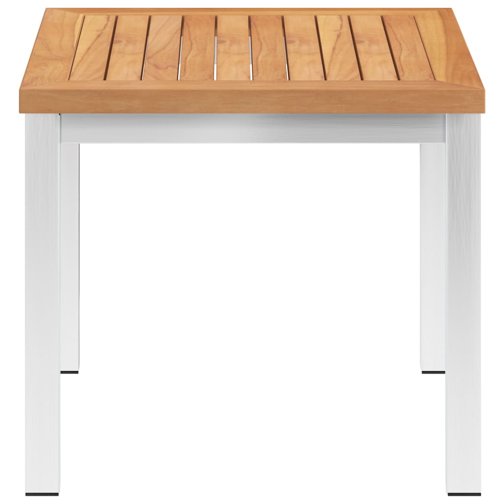 Havebord 45X45X38 Cm Og Rustfrit Stål