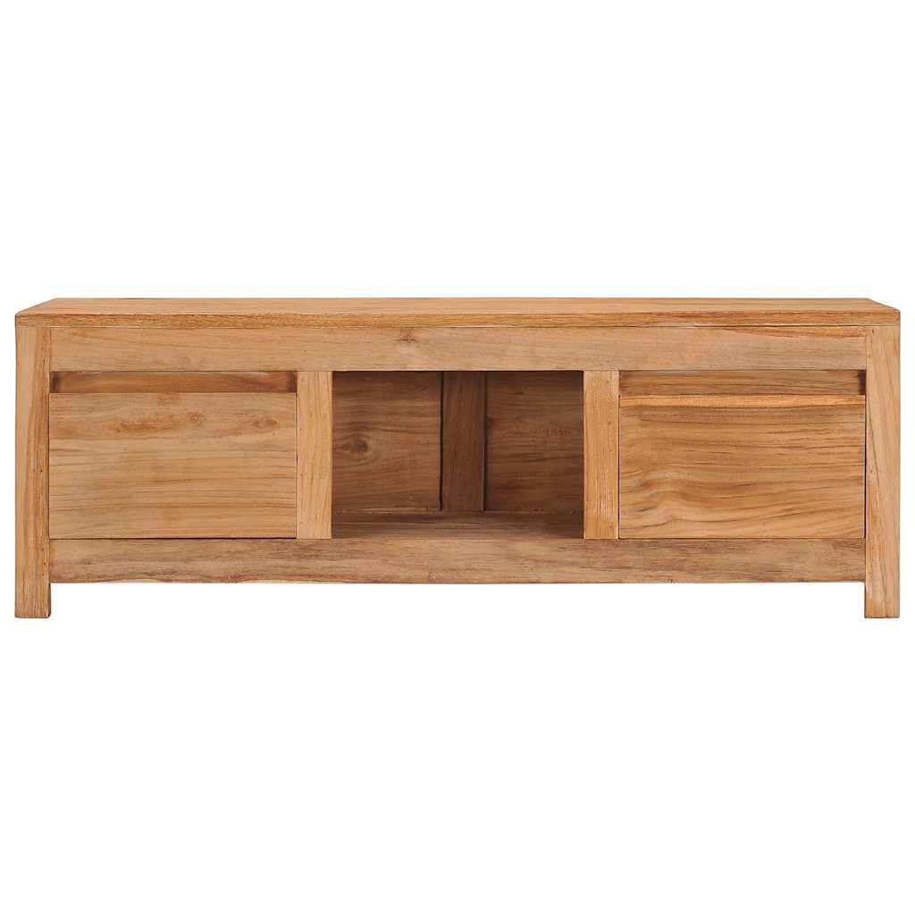 Tv-bord 100x30x35 Cm Massivt Teaktræ - Billede 2