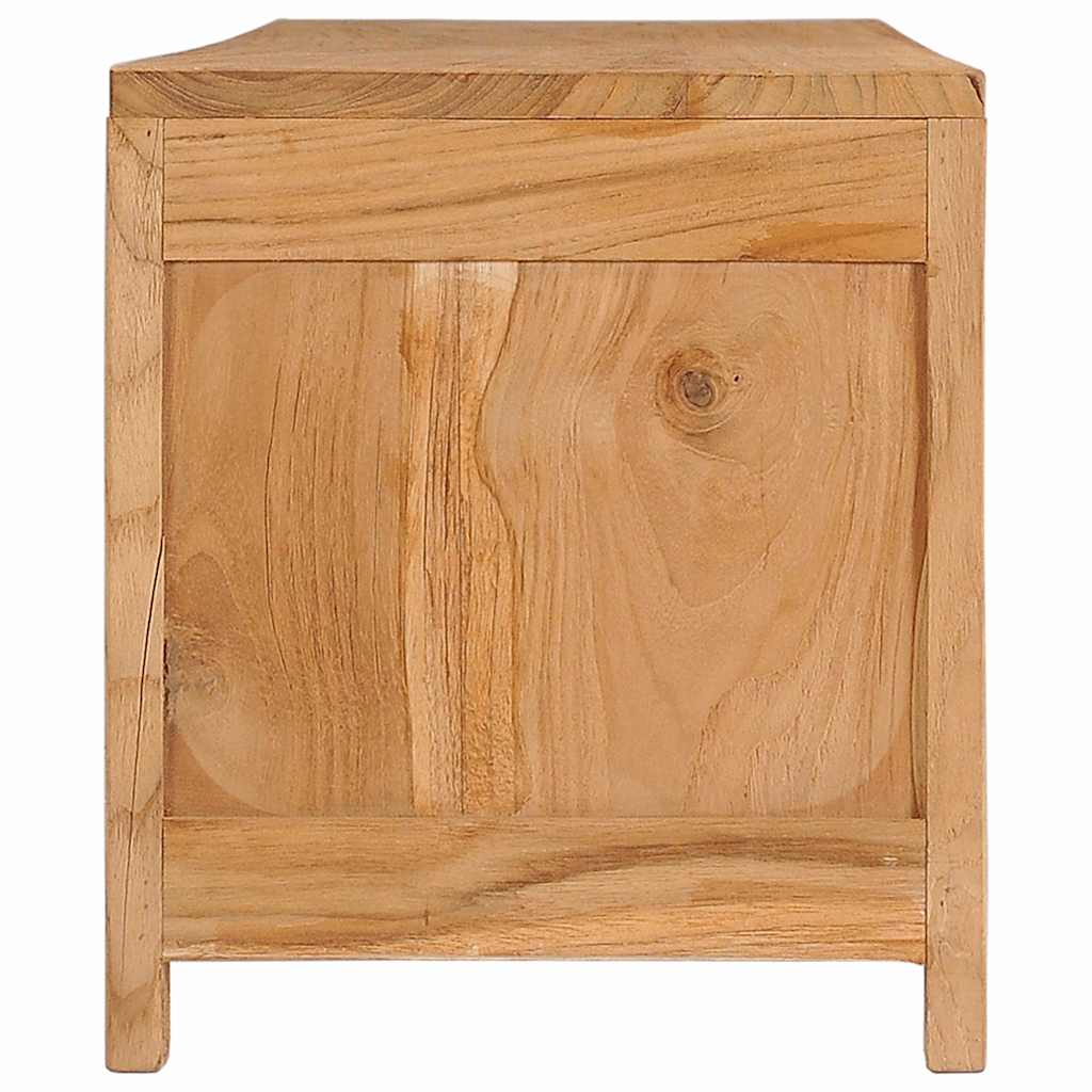 Tv-bord 115x30x35 Cm Massivt Teaktræ - Billede 4