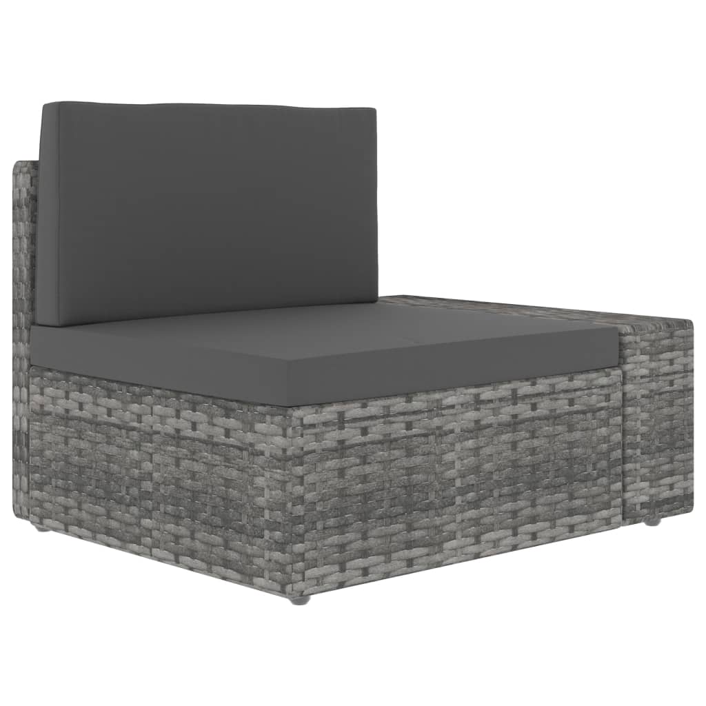 Loungesæt Til Haven 7 Dele Polyrattan
